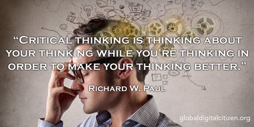 Critical thinking is thinking about your thinking